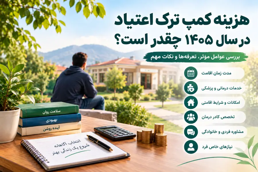 هزینه کمپ ترک اعتیاد