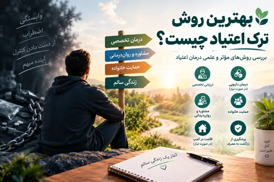 بهترین روش ترک اعتیاد چیست؟
